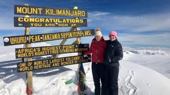 Katie Climb Up Kilimanjaro